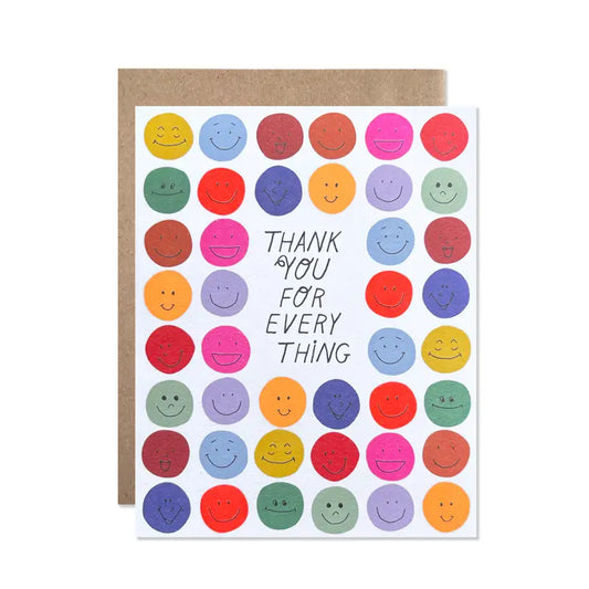 Thank you for Everything Greeting Card