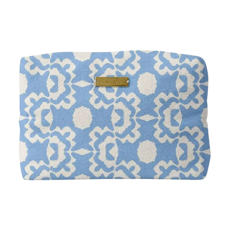 Aspen Chambray Terry Beach Pouch