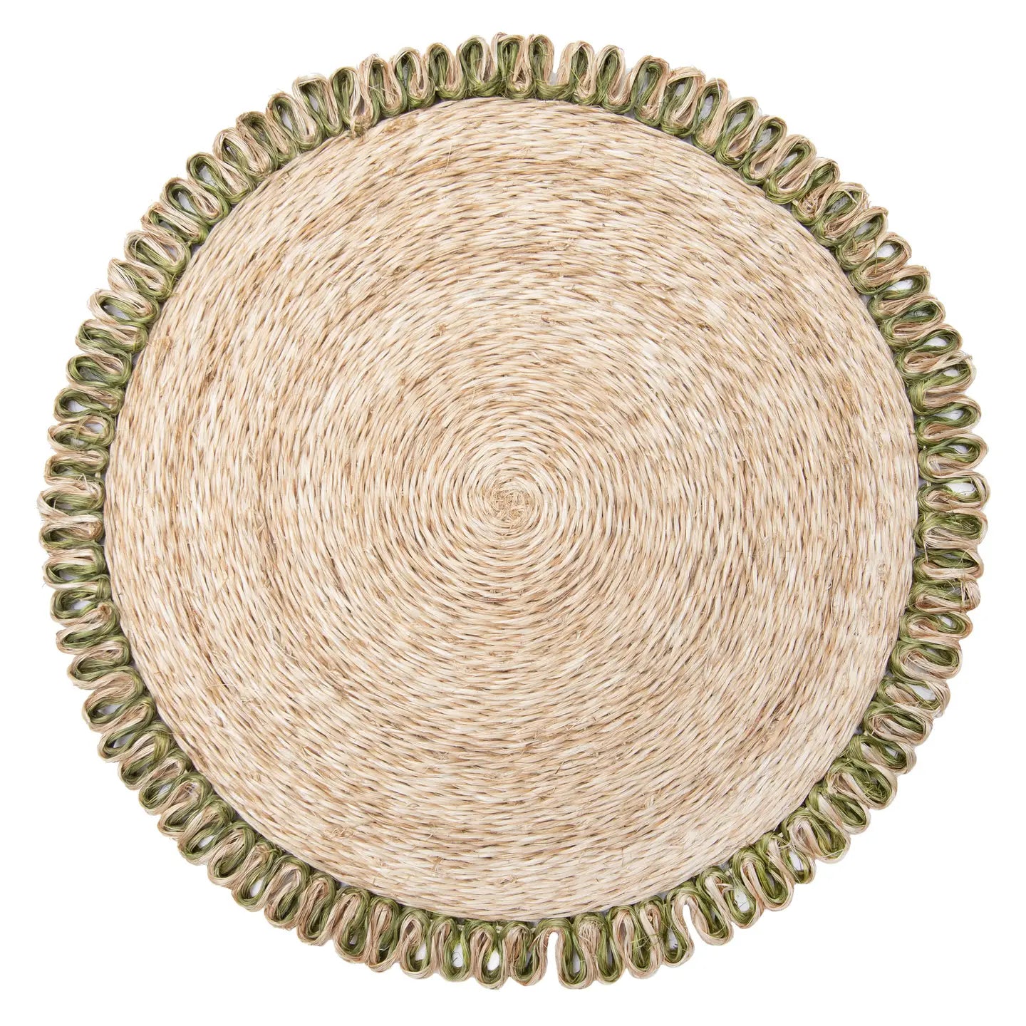 Round Placemat Set - Green