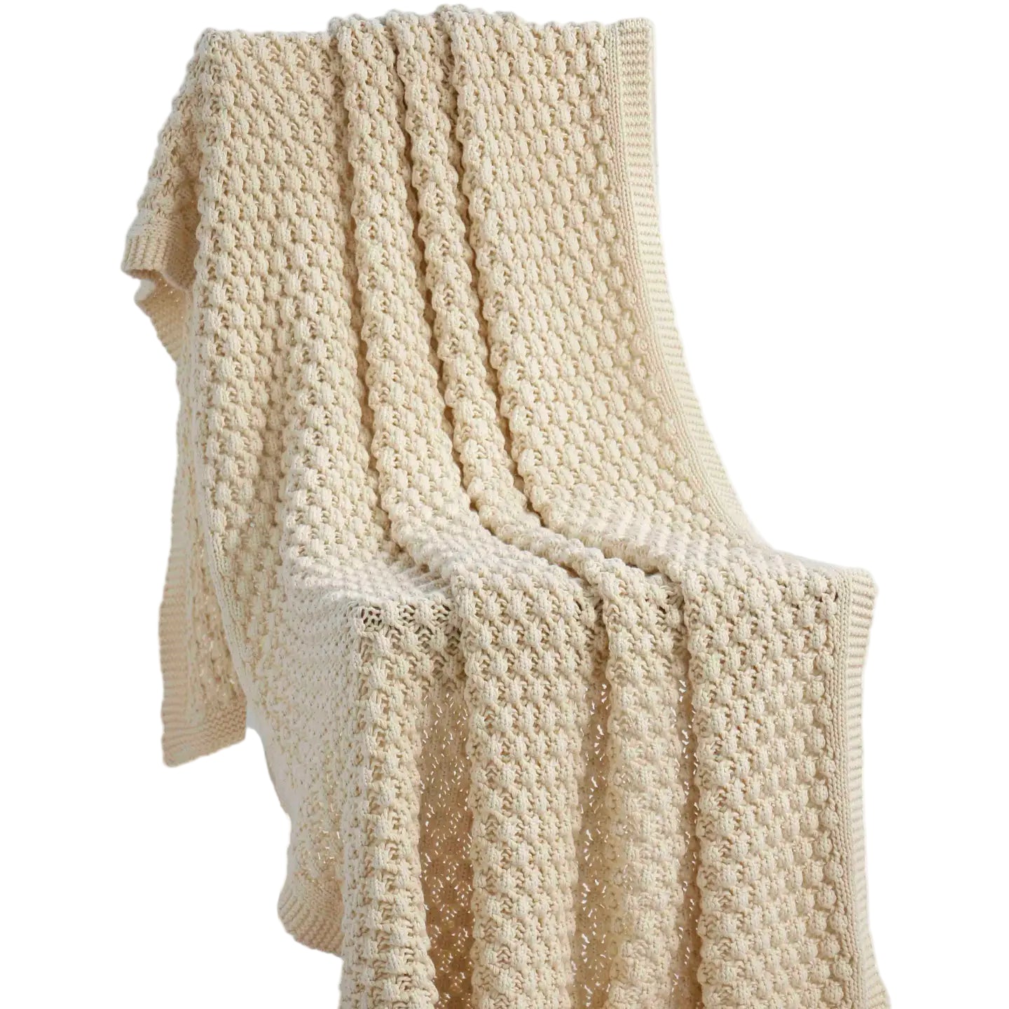 Popcorn Throw – Natural