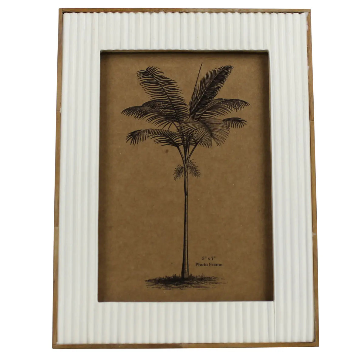 Ivory and Teak Frame - 5x7