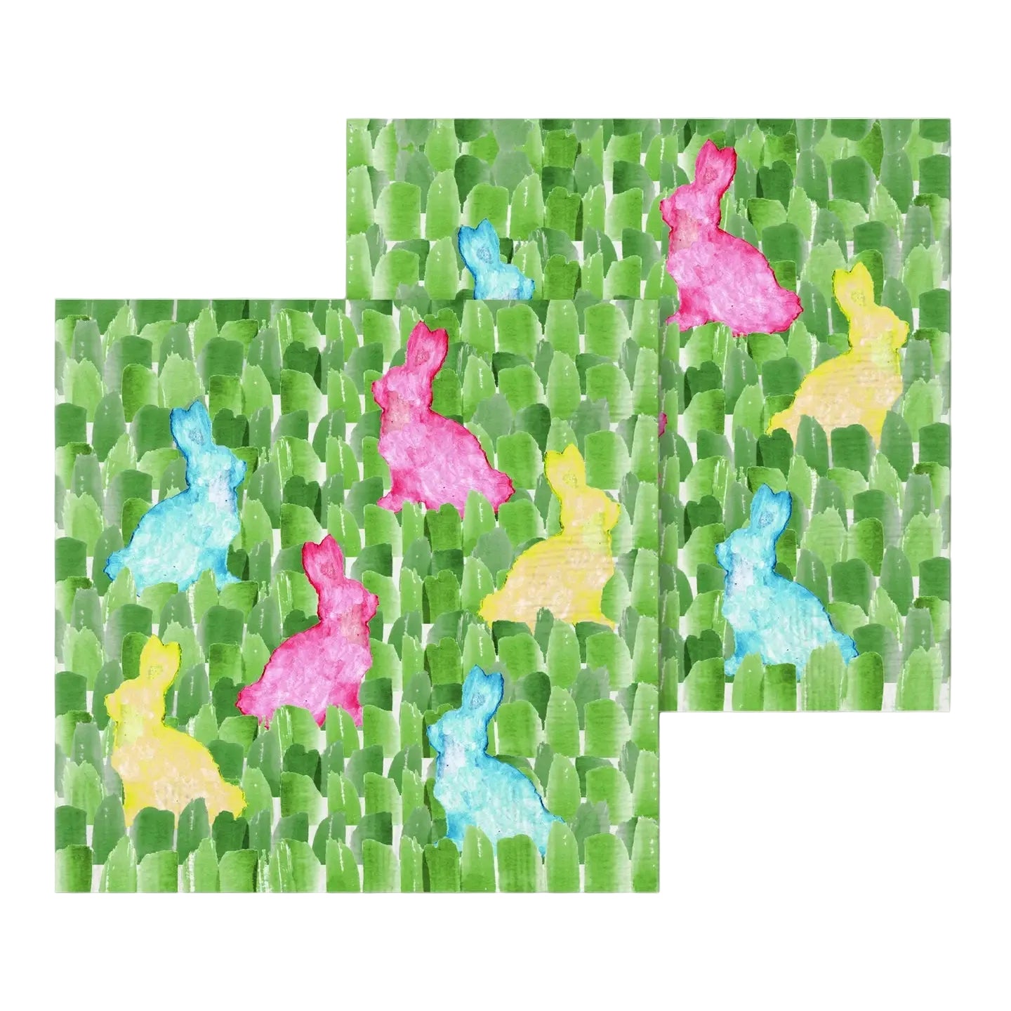 Colorful Bunnies Cocktail Napkins