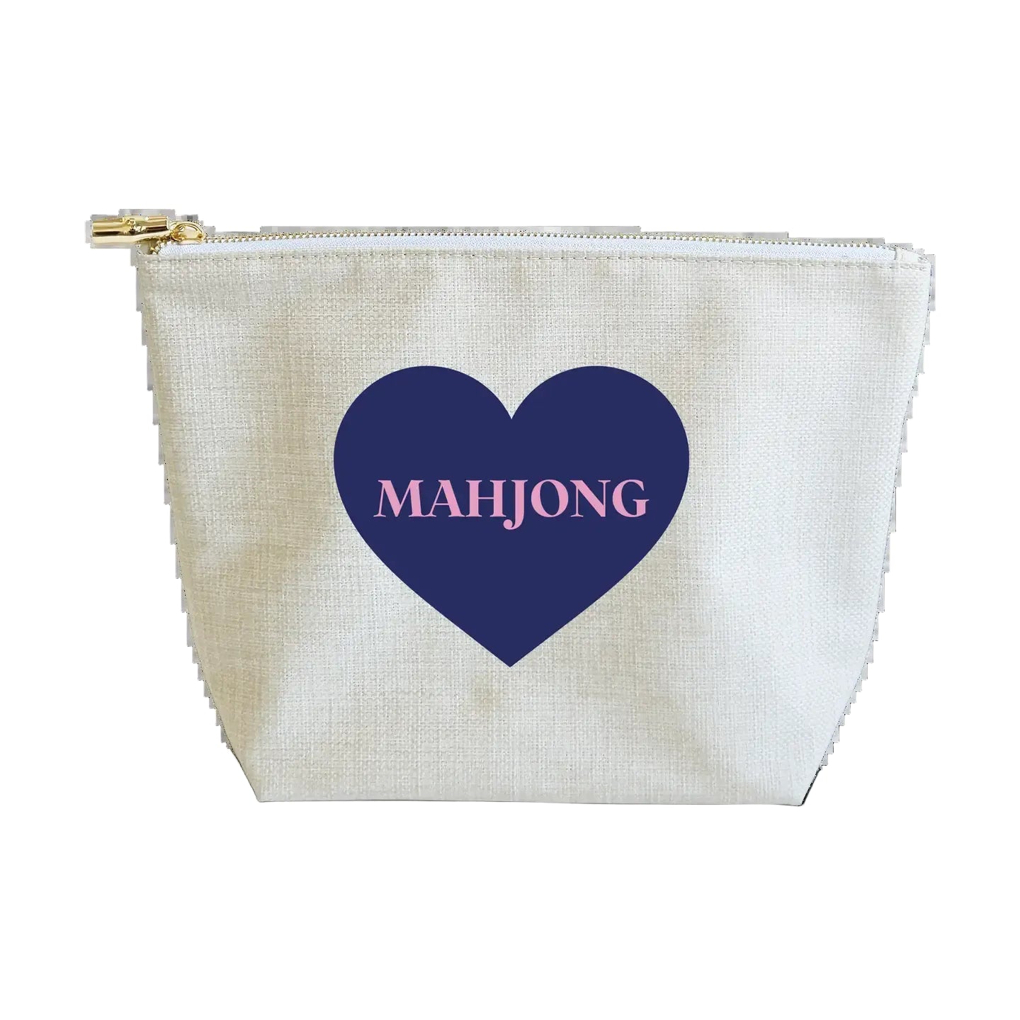 I Heart Mahjong Pouch