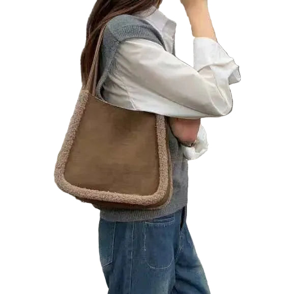 Sherpa Tote- Brown