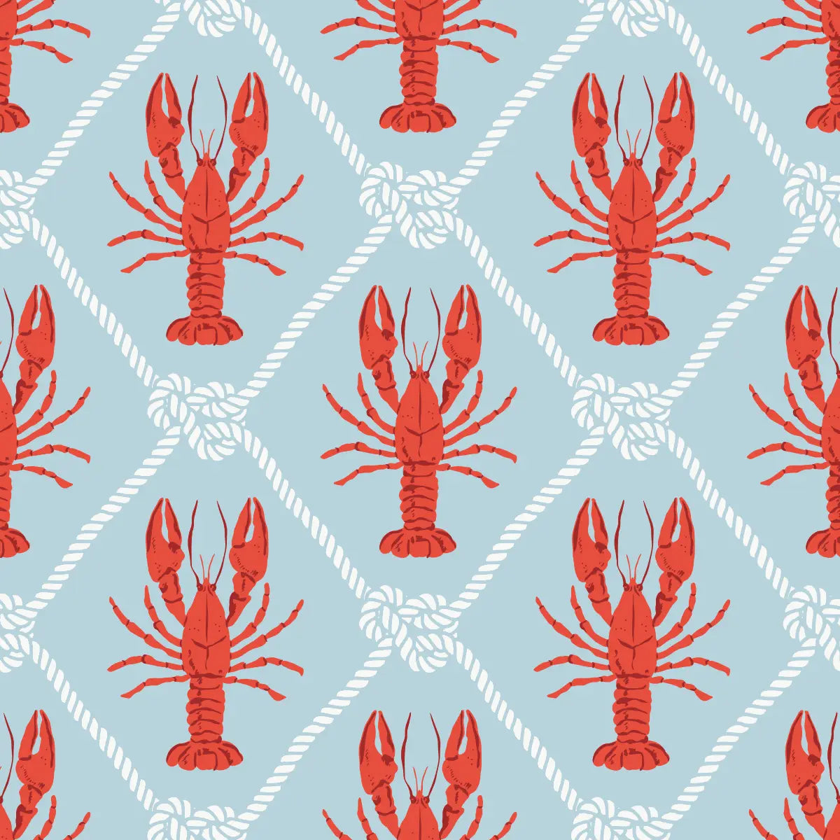 Nautical Lobster Cocktail Napkins