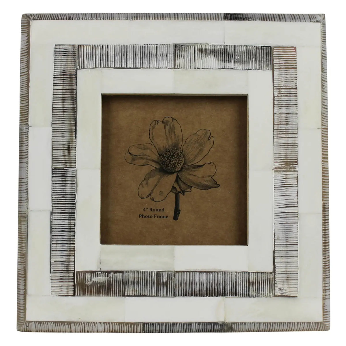 Striped Bone Frame - 4x6