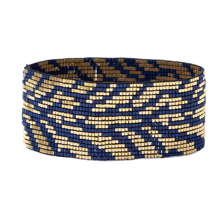 Tiger Print Beaded Bracelet