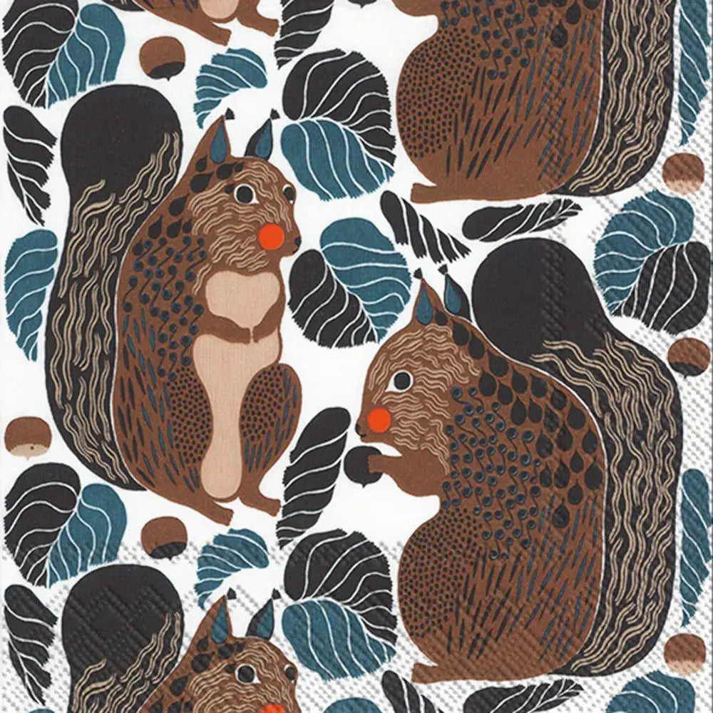 Squirrel Cocktail Napkins