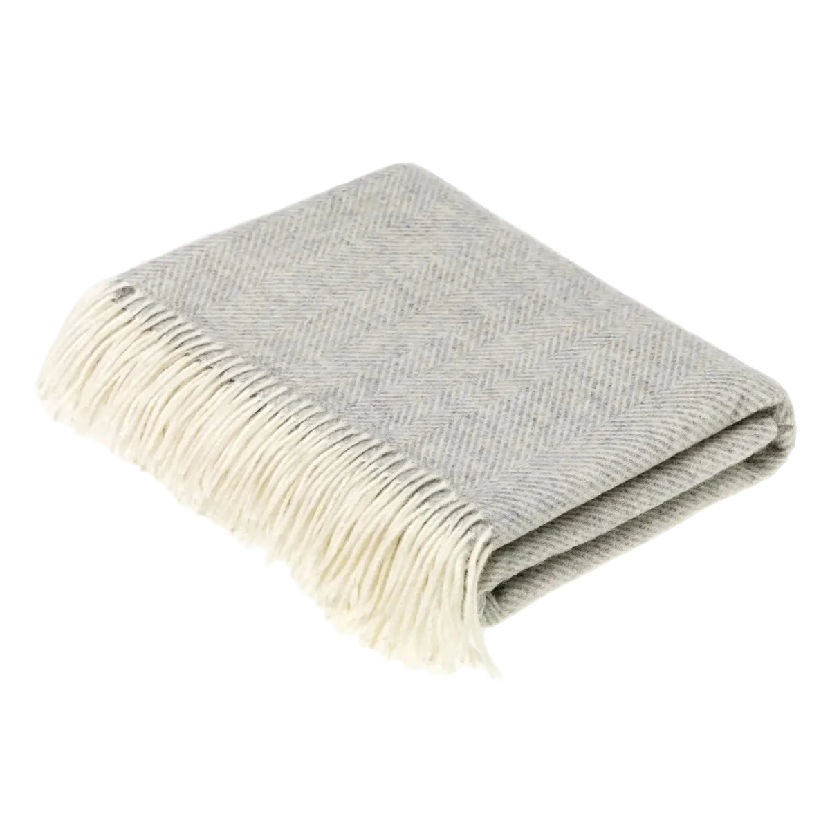 Herringbone Throw - Gray