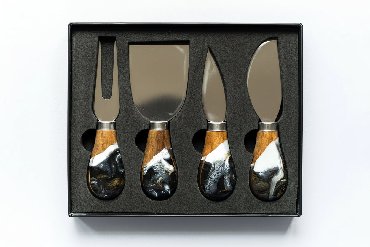 Cheese Set - Onyx
