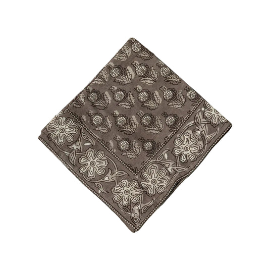 Truffle Block Printed Napkins- Set of 4
