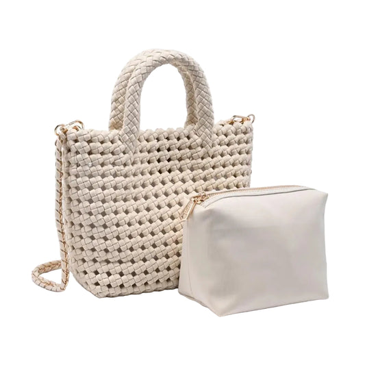 Small Crossbody- Cream