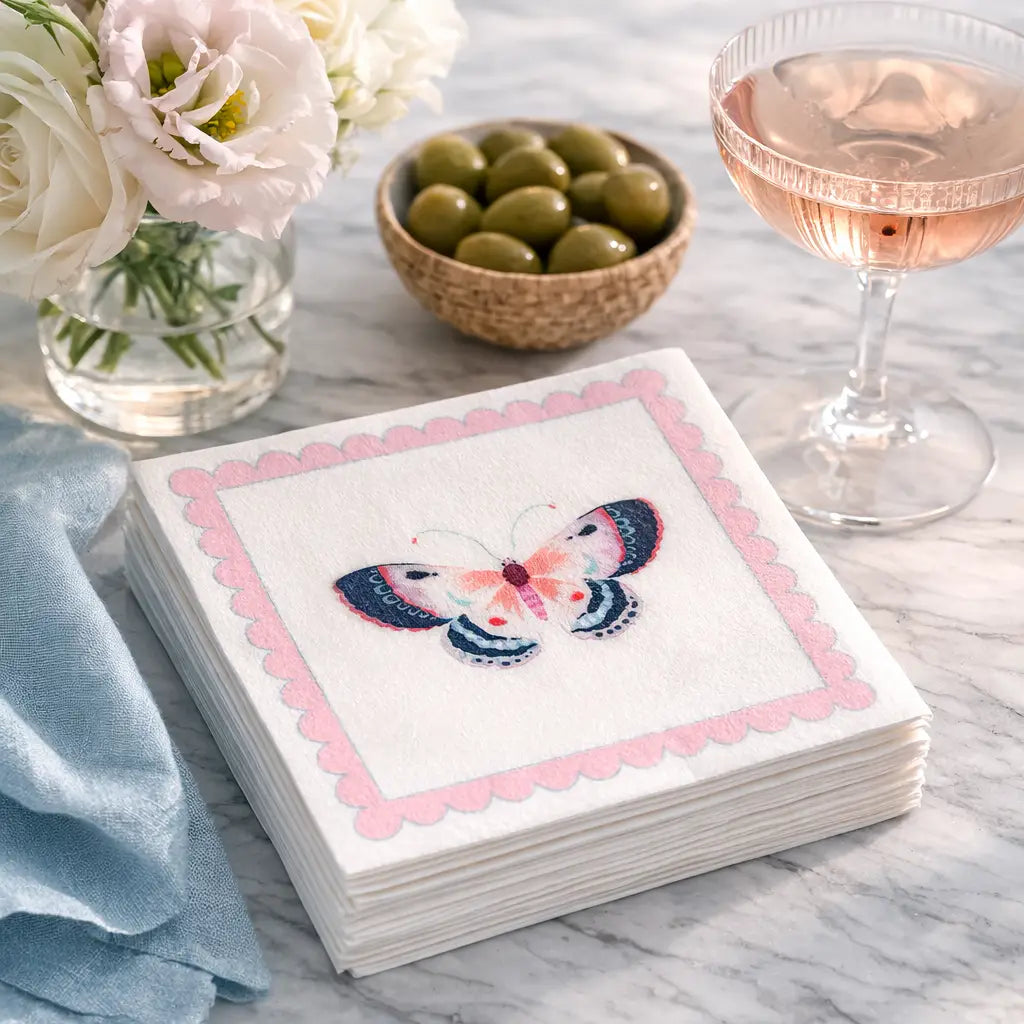 Butterfly Cocktail Napkins