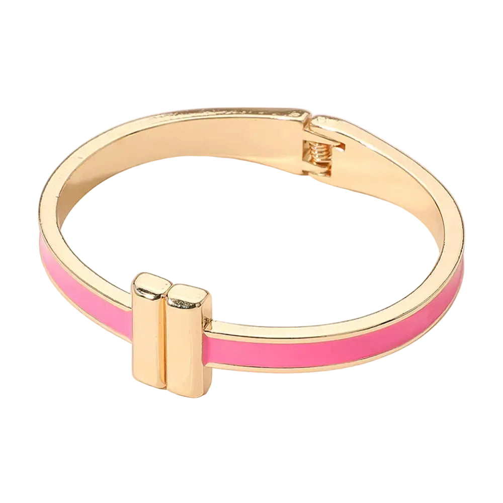Pink Bangle Bracelet