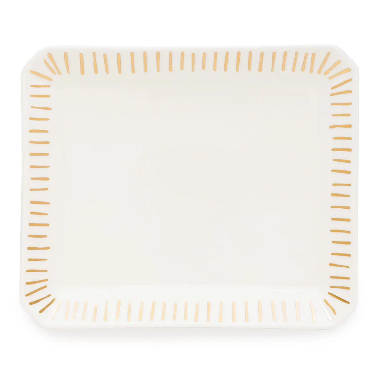 Gold Ticking Trinket Tray
