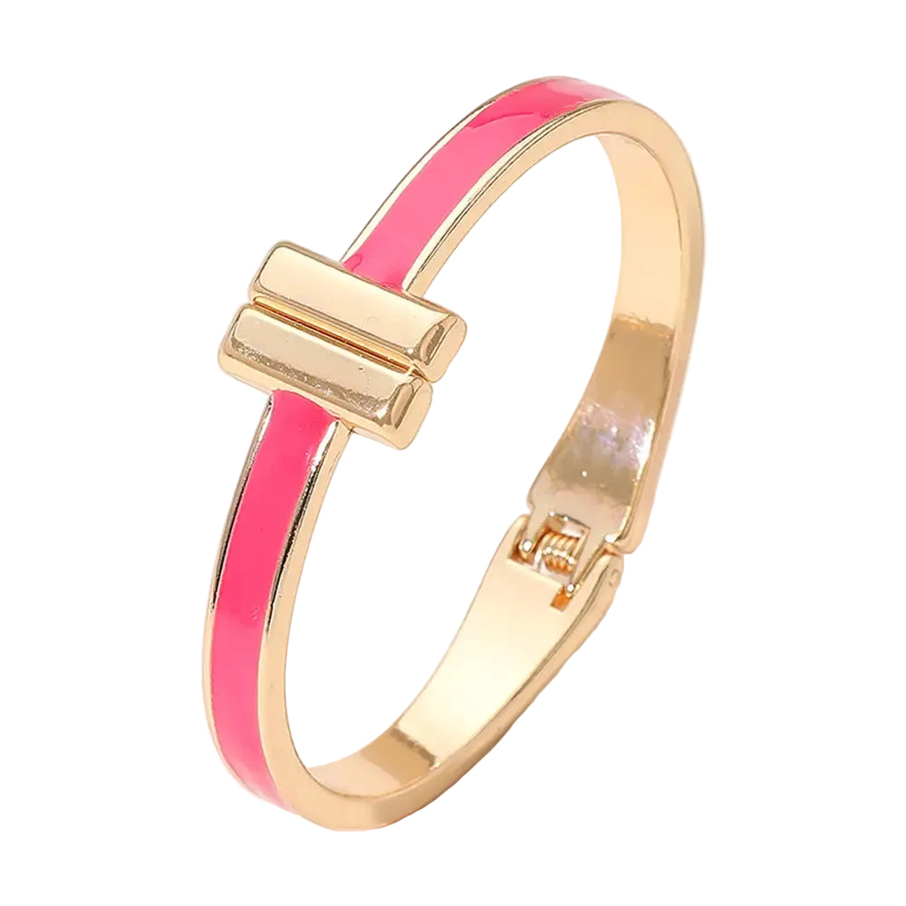 Fuchsia Bangle Bracelet