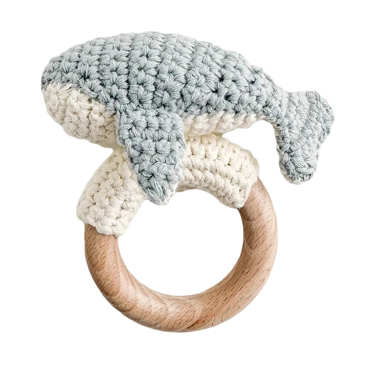 Crocheted Whale Teether