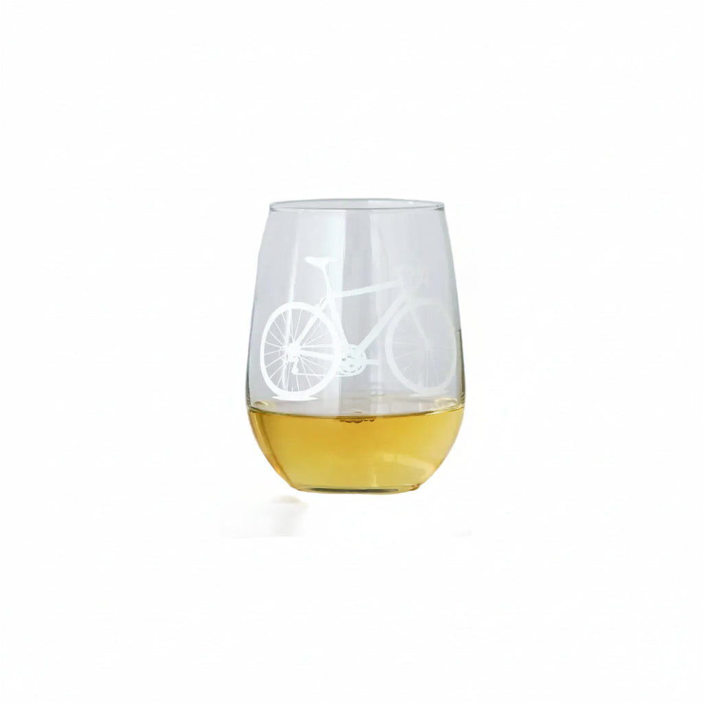 Stemless Wine Glasses- White