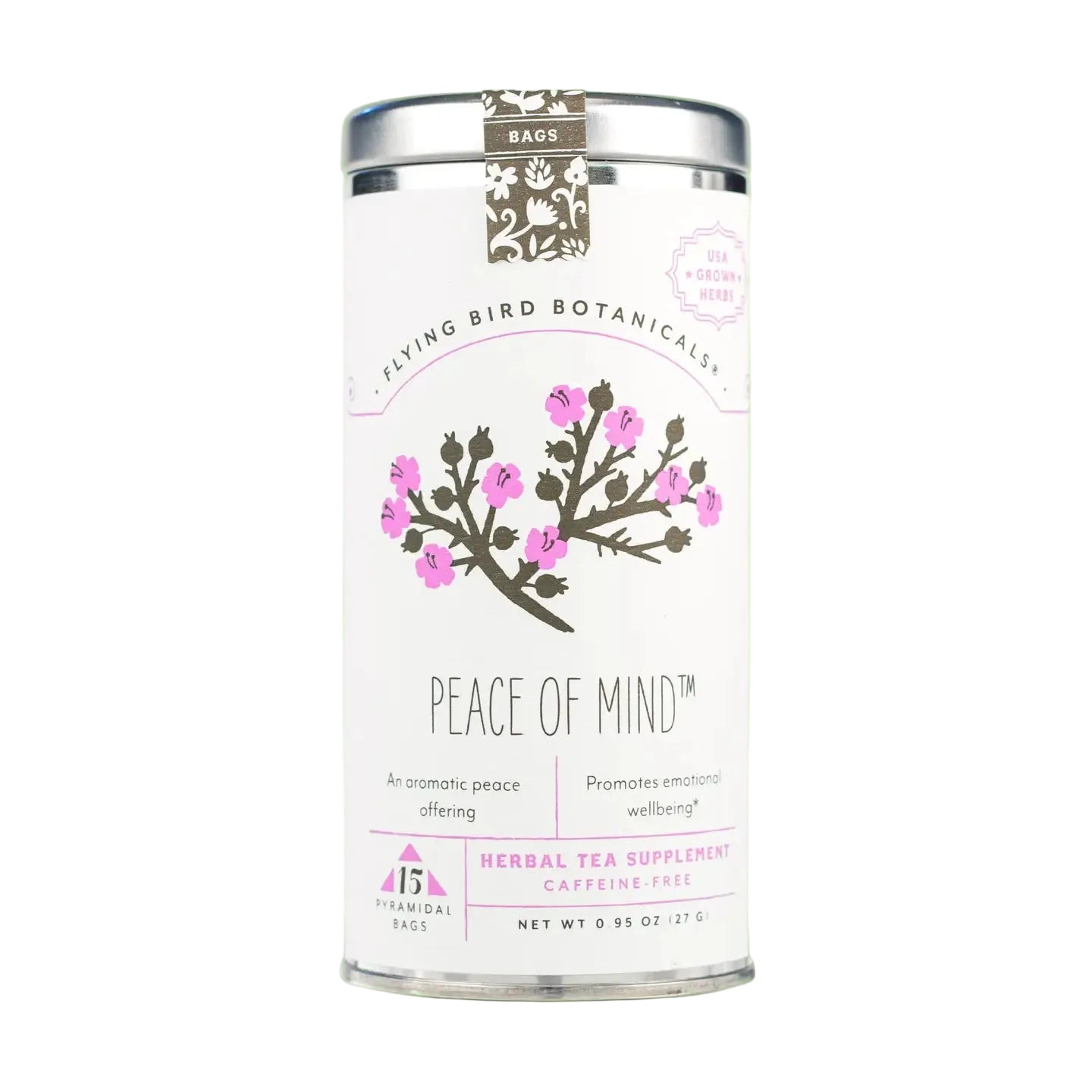 Peace of Mind Tea Tin