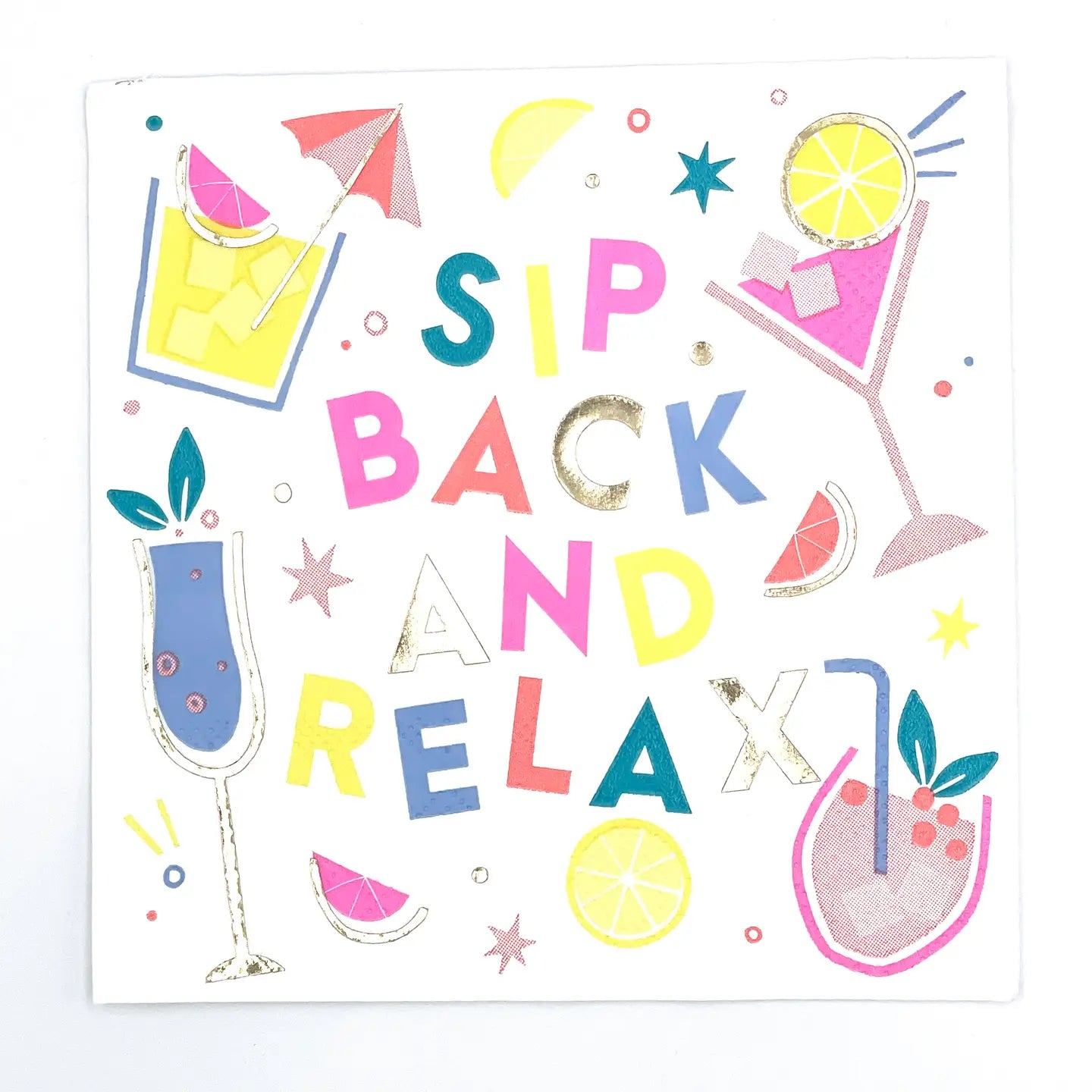 Sip Back N Relax Cocktail Napkins