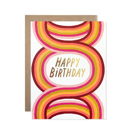 Neon Arches Greeting Card