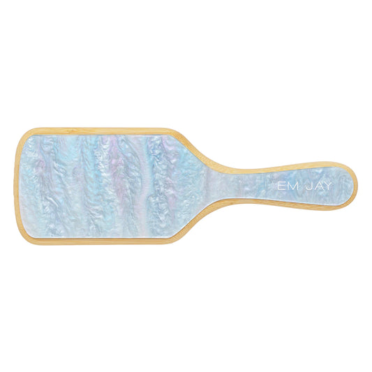 Bamboo Paddle Brush Hair - Blue Sugar