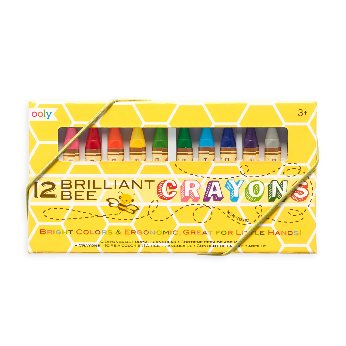 Brilliant Bee Crayons (12 Pieces)