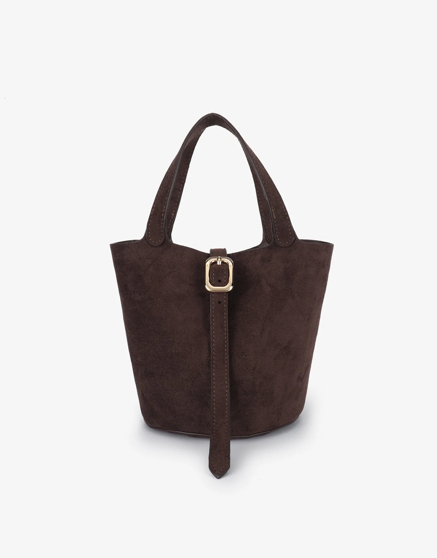Mini Bucket Bag- Chocolate