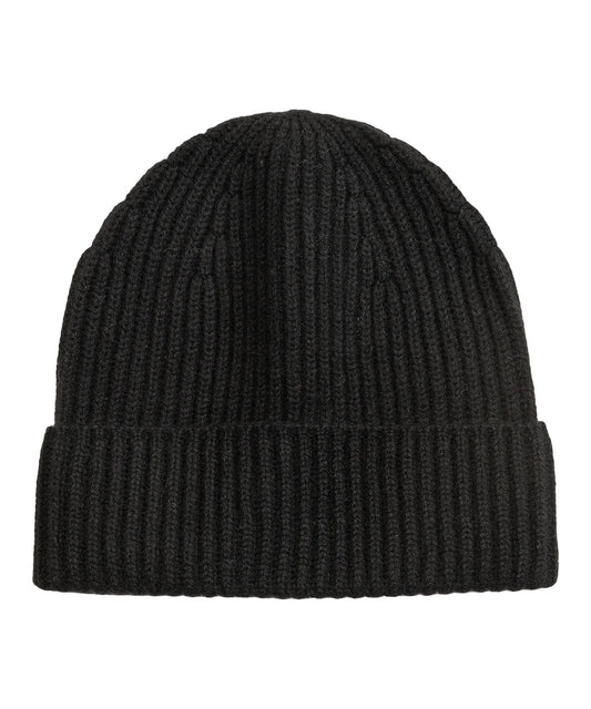Cardigan Stitch Beanie- Black