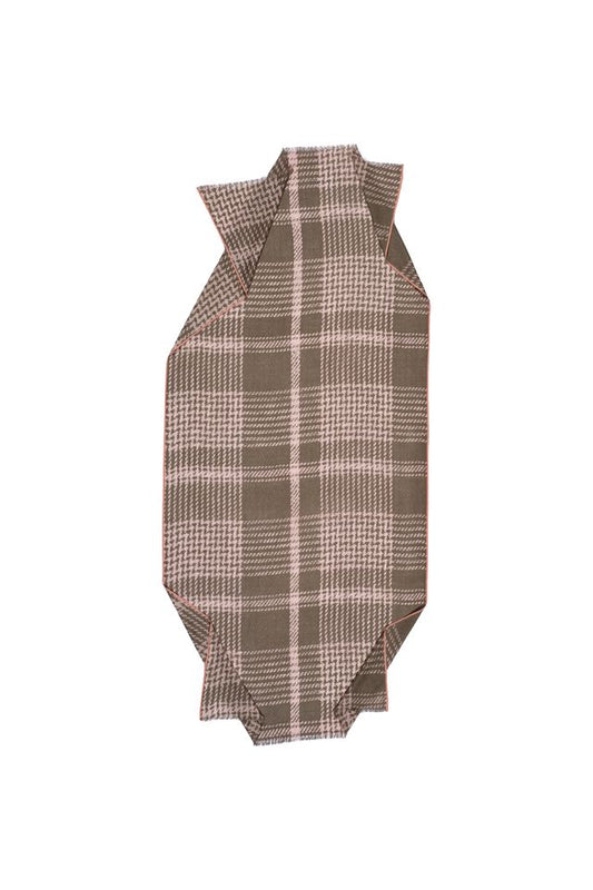 Checkered Shawl- Army
