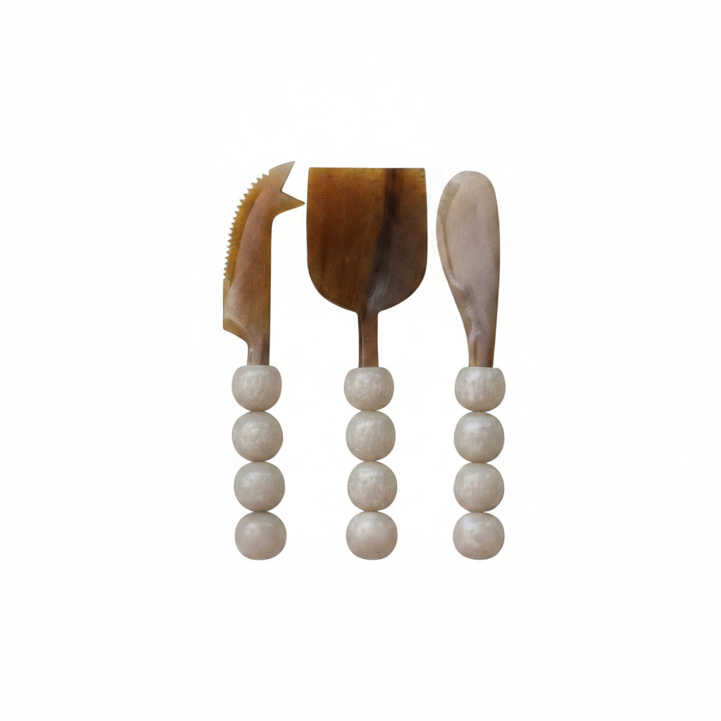 Natural Horn Cheese Set