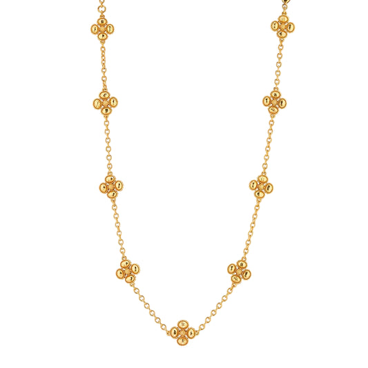 Berry Clover Double Sided Necklace
