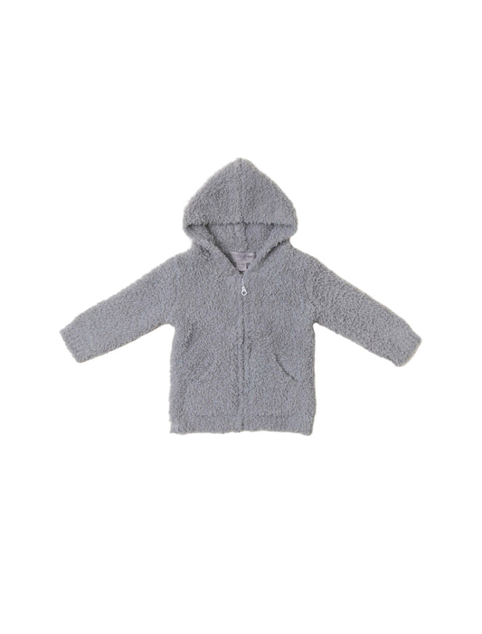 Barefoot Dreams Infant Hoodie- Dove Gray