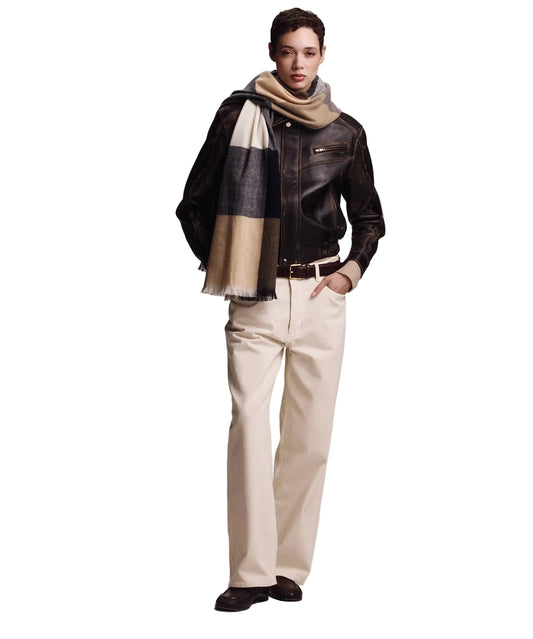 Check Wrap - Black
