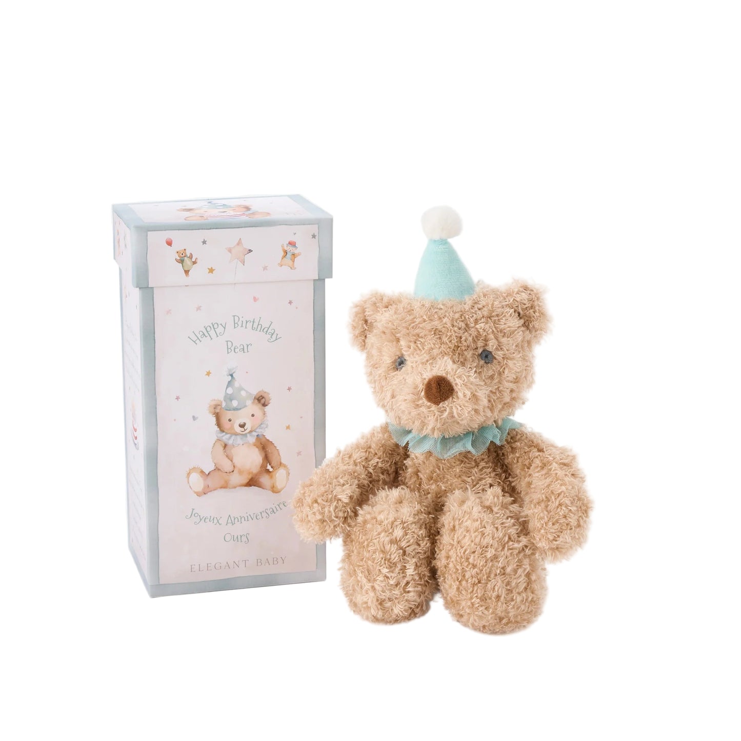 Birthday Bear- Aqua
