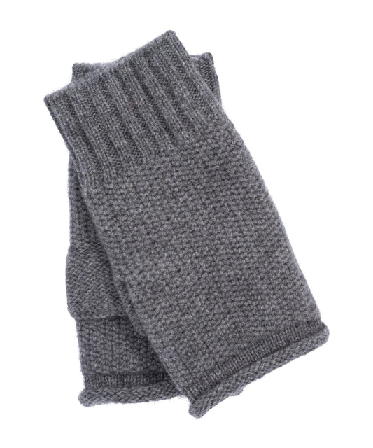 Fingerless Glove- Heather Grey