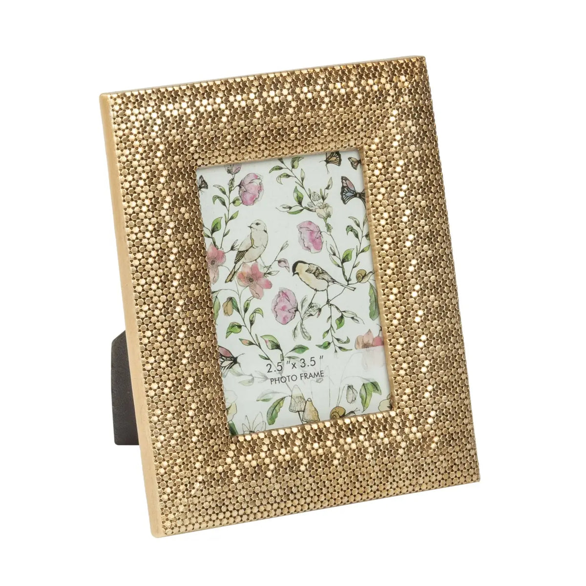 Micro Bead Gold Frame - 2.5 x 3.5