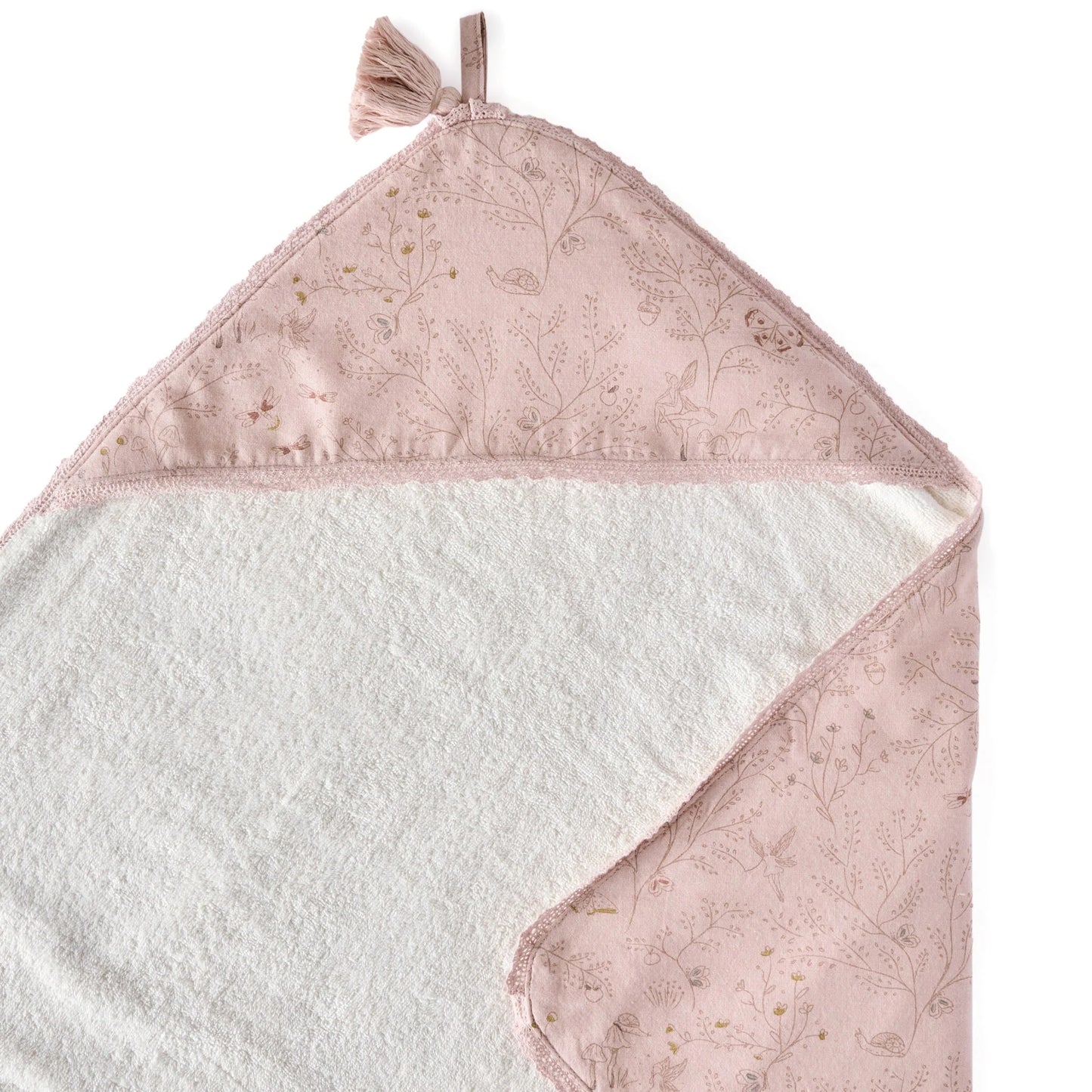 Hooded Towel-Secret Garden