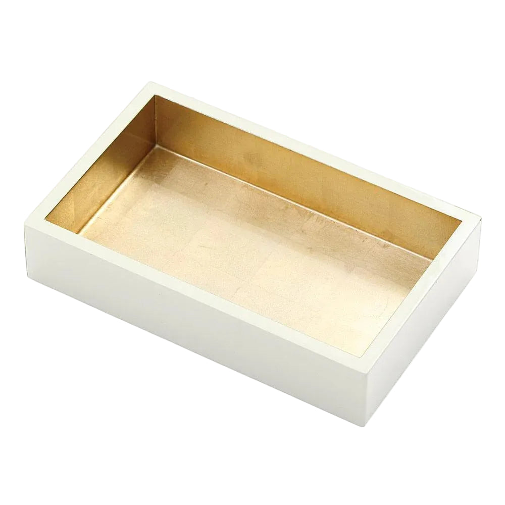Ivory Lacquered Guest Towel Holder