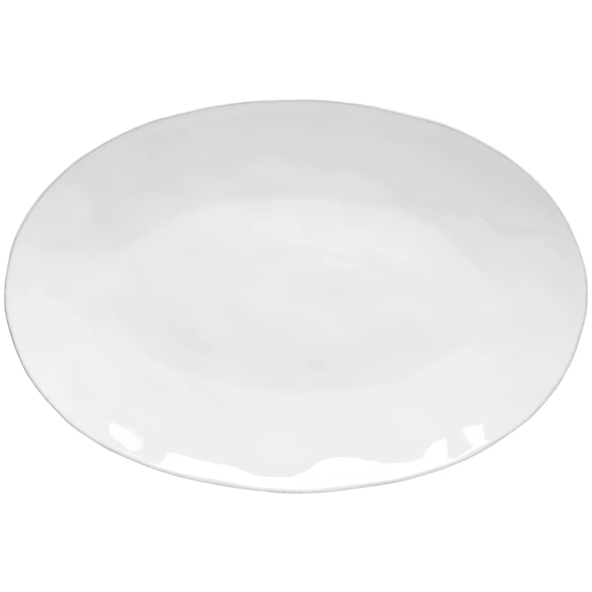 White Oval Platter - 17-Inch