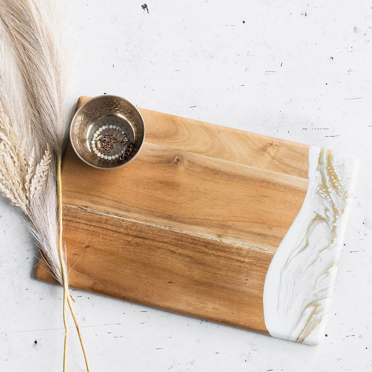Large Bread Board – Gold Quartz