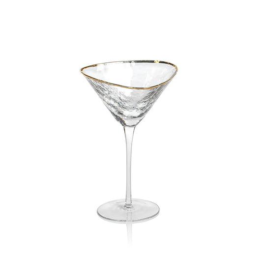 Martini Glasses with Gold Rim – Set of 4