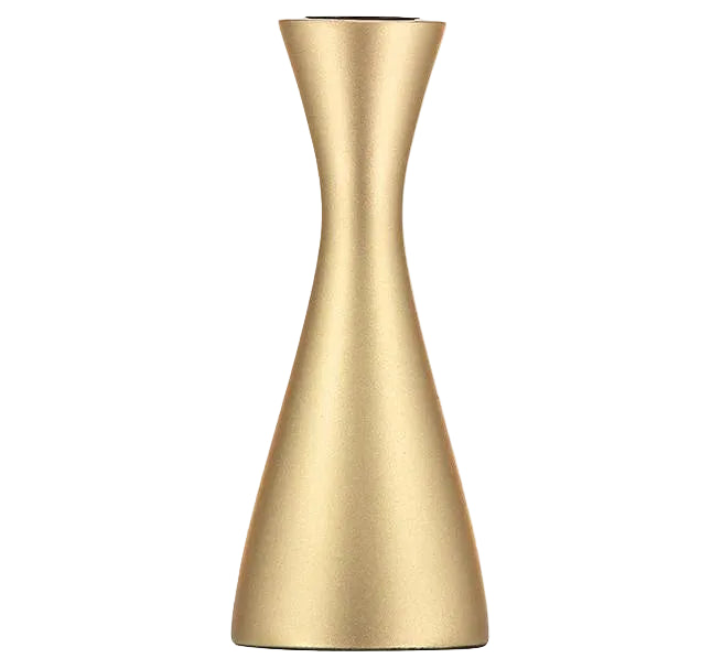 Short Gold Taper Holders - Set of 2