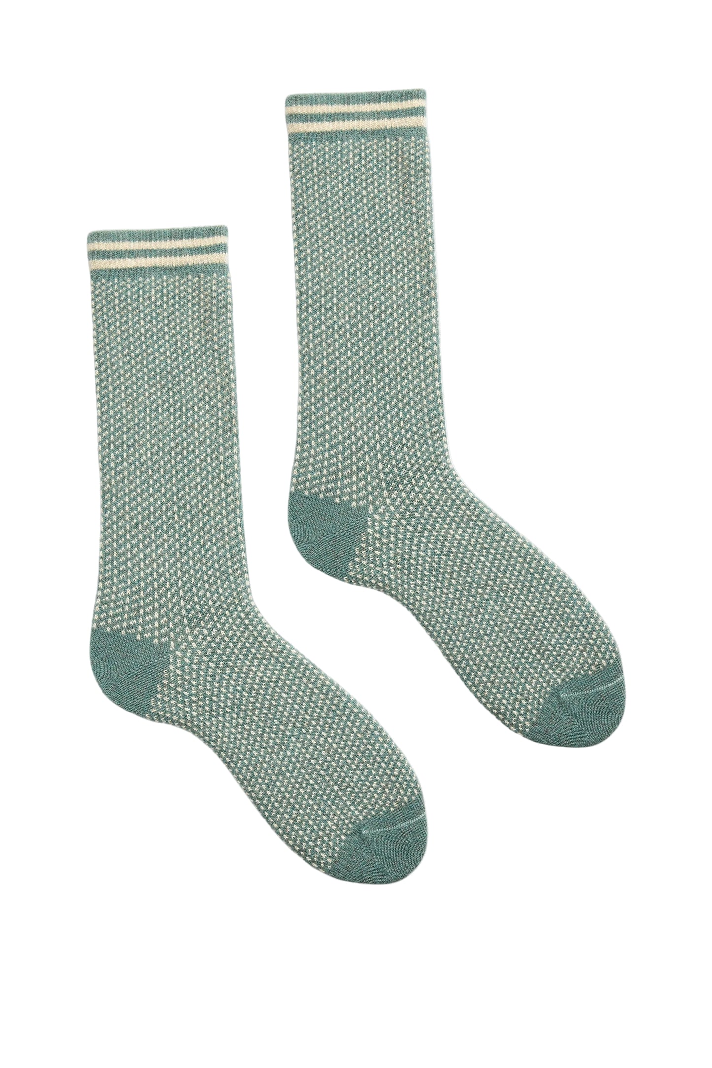 Women's Birdseye Wool Cashmere Socks - Mineral