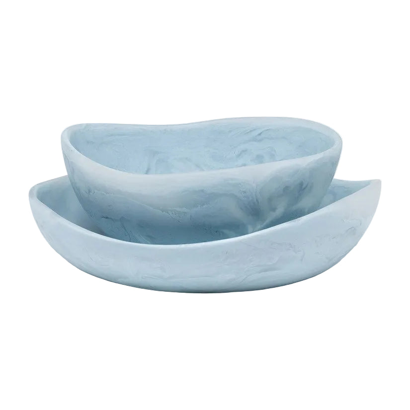 Pastel Blue Serving Set
