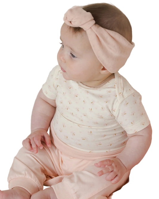 Cotton Baby Pant- Petal