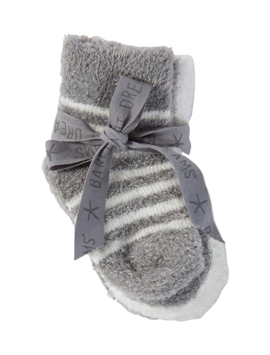 Infant Sock Set- Pewter-Pearl
