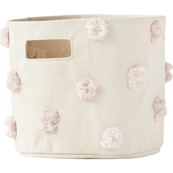 Pom Pom Mini Bin in Blush