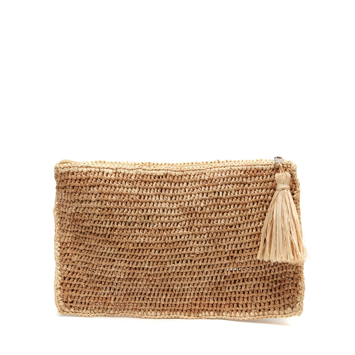 Raffia Pouch – Solid Natural