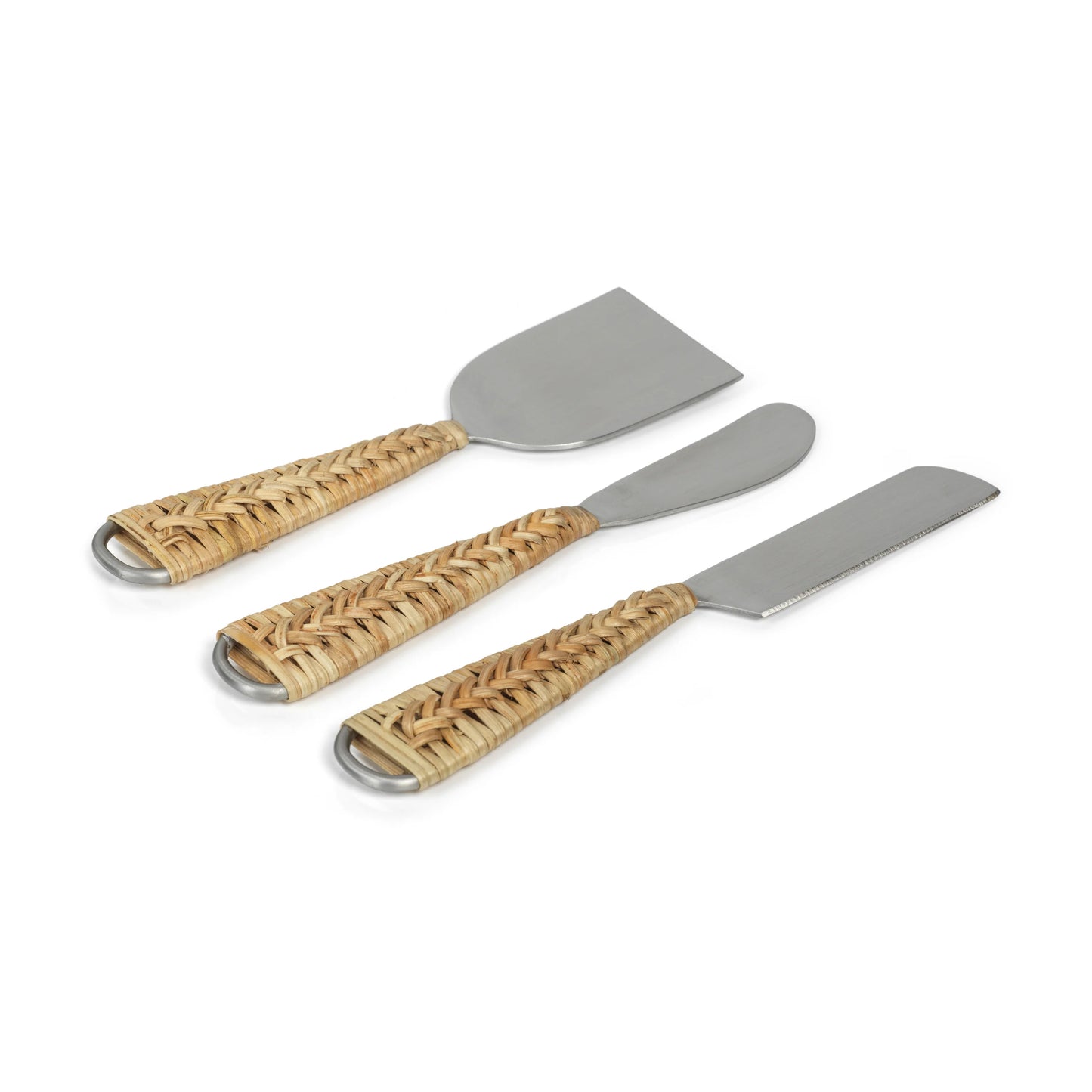 Rattan Cheese Set
